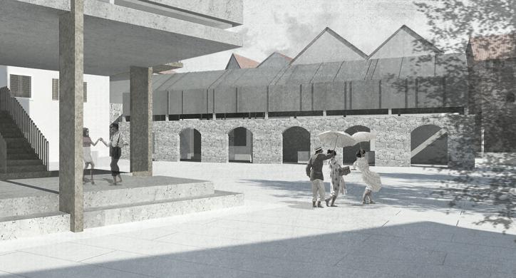 Revitalizacija Frankopanskog Trga u Senju – zgrada tržnice i Kuća Senjskih Književnika 