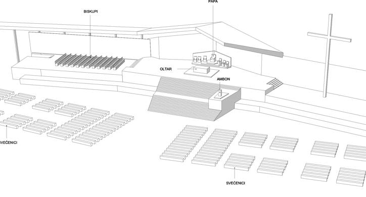 Liturgijske građevine za susrete sa Svetim Ocem Benediktom XVI., Zagreb