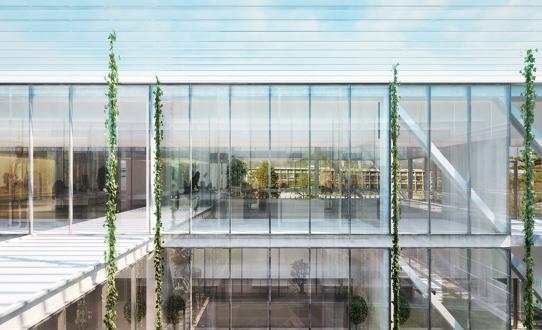 Nova zgrada unutar kompleksa Instituta Ruđer Bošković