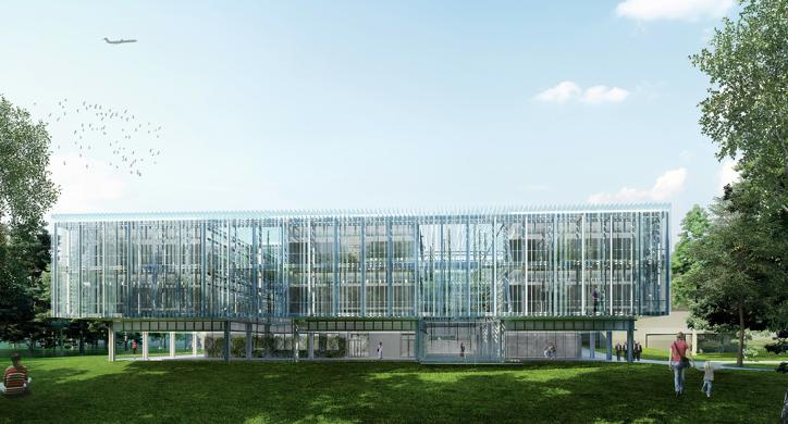 Nova zgrada unutar kompleksa Instituta Ruđer Bošković