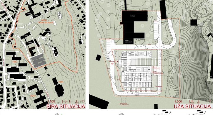 Nova zgrada unutar kompleksa Instituta Ruđer Bošković
