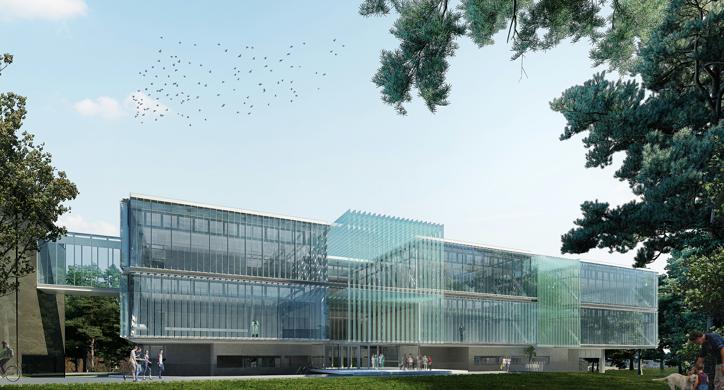 Nova zgrada unutar kompleksa Instituta Ruđer Bošković