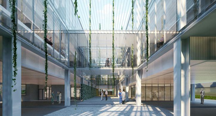 Nova zgrada unutar kompleksa Instituta Ruđer Bošković