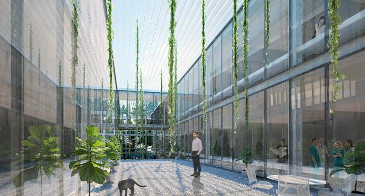 Nova zgrada unutar kompleksa Instituta Ruđer Bošković