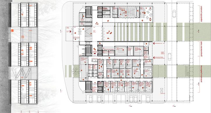 Nova zgrada unutar kompleksa Instituta Ruđer Bošković