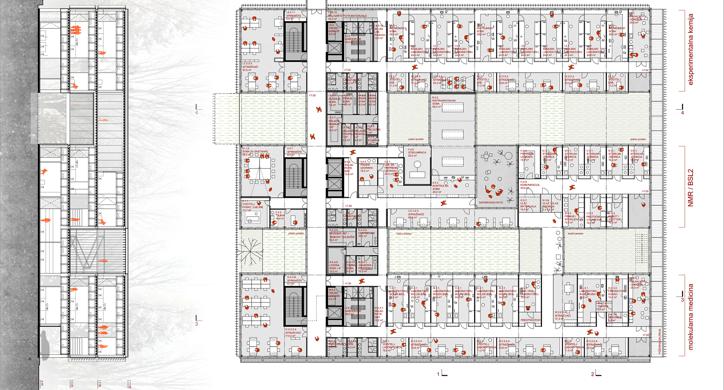 Nova zgrada unutar kompleksa Instituta Ruđer Bošković