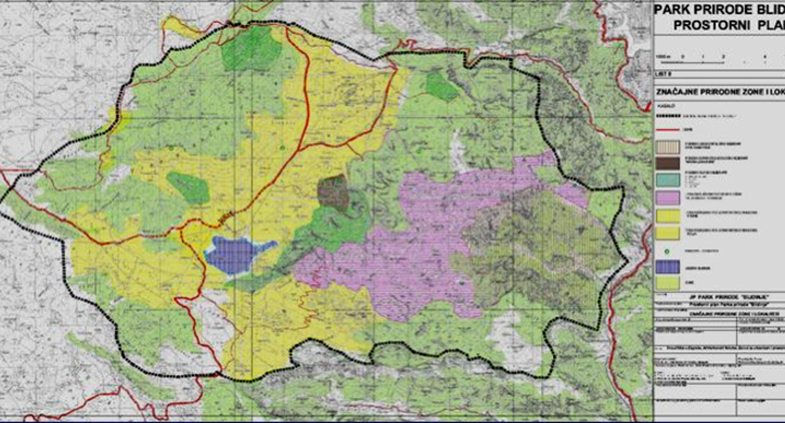 Prostorni plan parka prirode Blidinje