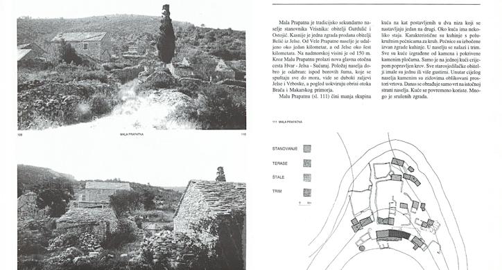 Tradicijsko graditeljstvo Otoka Hvara. Naselja i arhitektura središnjeg dijela otoka 
