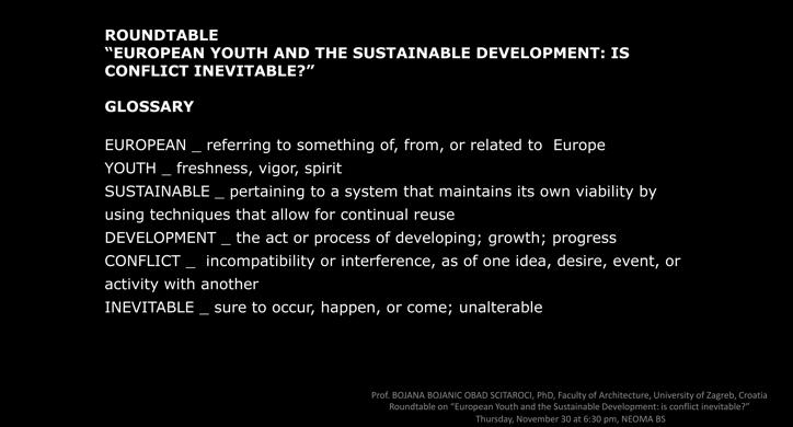 Europska mladež i održiv razvoj: pitanje sudjelovanja? - okrugli stol
