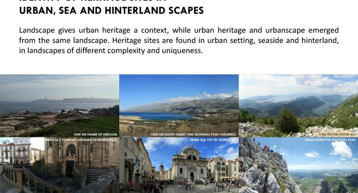 Restoring Identity of Heritage Sites in Urban, Sea and Hinterland Scapes of Galicia, Croatia and Montenegro 