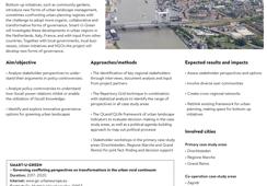 SMART-U-GREEN - Governing conflicting perspectives on transformations in the urban rural continuum