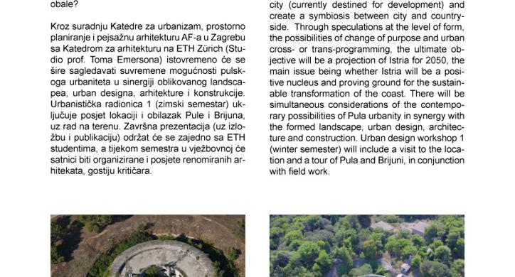 Zajednička završna izložba semestralnih radova studenata Fakulteta arhitekture u Ljubljani, ETH Zürich i AF Zagreb