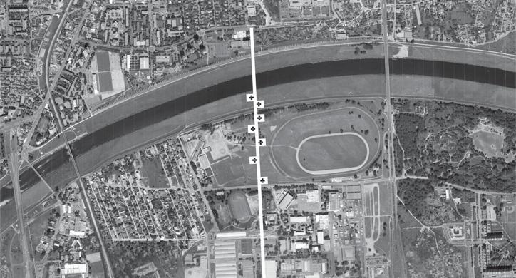 Vile u zraku s pogledom na (jedan novi još neizgrađeni) Savski most 