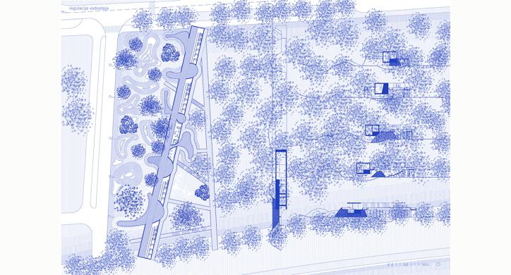 Interpretacija Savskog vodostaja: kupanje na Savi
