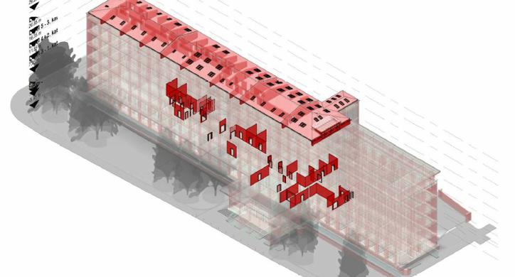 Mogućnost primjene BIM-a u izradi modela postojećih građevina na primjeru istočnog krila zgrade AGG-a