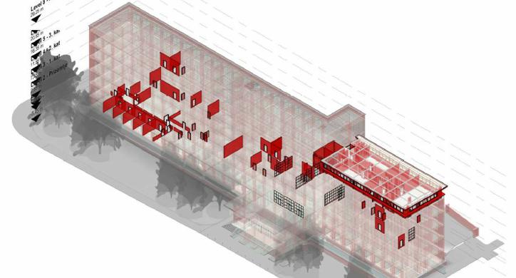 Mogućnost primjene BIM-a u izradi modela postojećih građevina na primjeru istočnog krila zgrade AGG-a