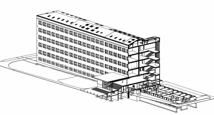 Mogućnost primjene BIM-a u izradi modela postojećih građevina na primjeru istočnog krila zgrade AGG-a
