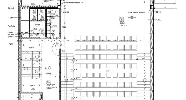Polivalentni paviljon u novozagrebačkom naselju Travno