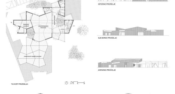 Polivalentni paviljon - Podbrežje, Novi Zagreb