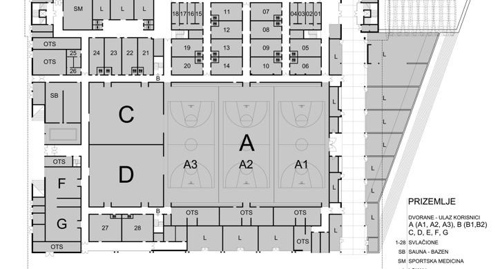 Nastavno-sportska dvorana Gradski vrt, Osijek