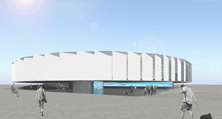 Prototip bazenske dvorane – Inside Out Pool