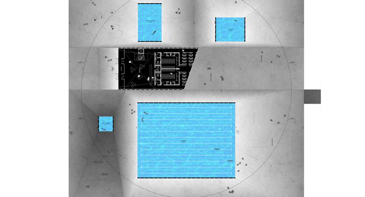 Prototip bazenske dvorane – Inside Out Pool