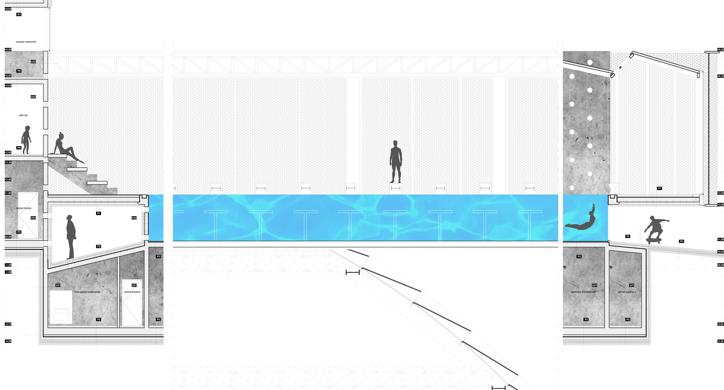 Prototip bazenske dvorane – Inside Out Pool