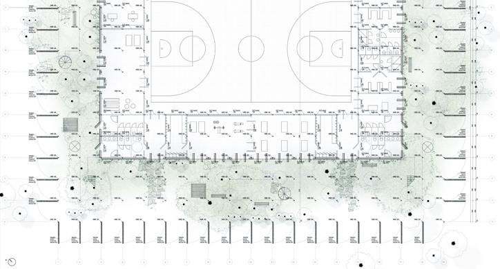 Arhitektura dvorane: Prefabricated Palace Petrinja