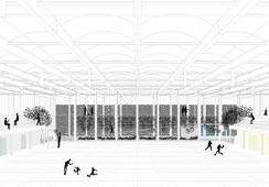 Arhitektura dvorane: Prefabricated Palace Petrinja