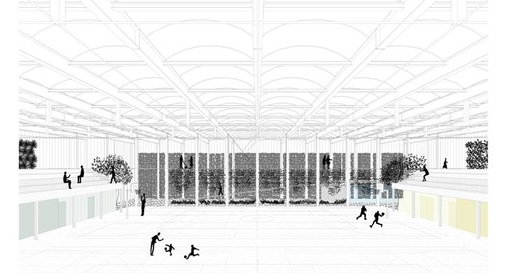 Arhitektura dvorane: Prefabricated Palace Petrinja