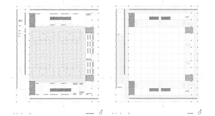 Arhitektura dvorane: Prefabricated Palace Petrinja