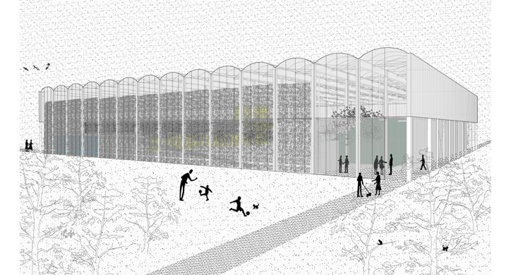 Arhitektura dvorane: Prefabricated Palace Petrinja