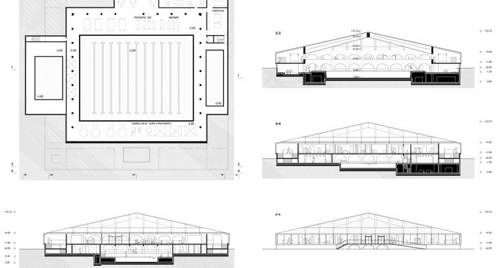 Arhitektura dvorane: Prototip /rektorova nagrada/