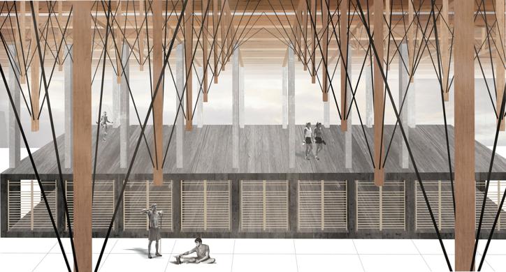 Arhitektura dvorane: Prototip /nagrada kolegija/