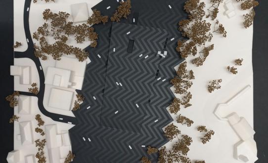 Gradski parking na prostoru bivše tvornice MTČ u Čakovcu