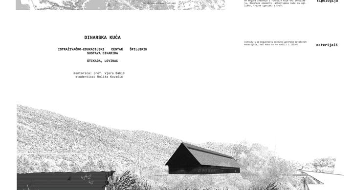 DINARSKA KUĆA Istraživačko-edukacijski centar špiljskih ekosustava na jezeru Štikada kod Gračaca