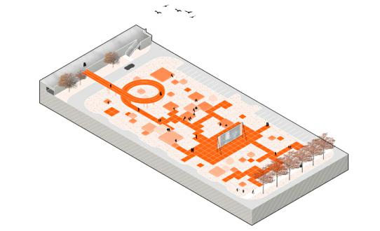 Idejno pejsažno rješenje javnog prostora istočnog poteza Novog Zagreba