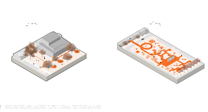 Idejno pejsažno rješenje javnog prostora istočnog poteza Novog Zagreba