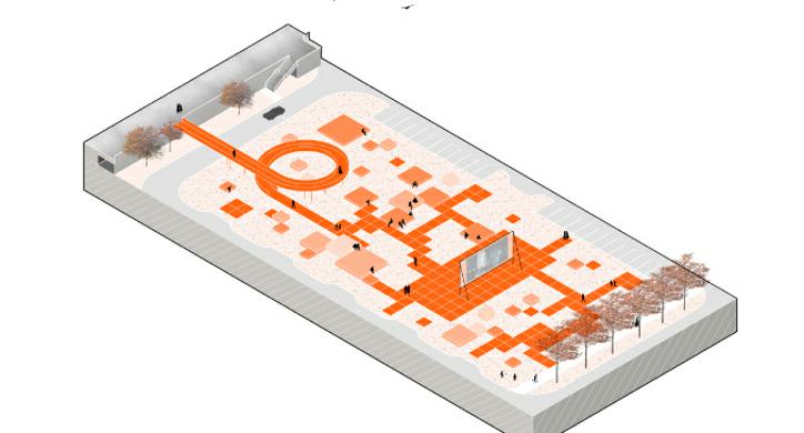 Idejno pejsažno rješenje javnog prostora istočnog poteza Novog Zagreba