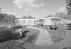 Paviljon u parku Grada mladih