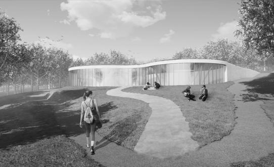 Paviljon u parku Grada mladih