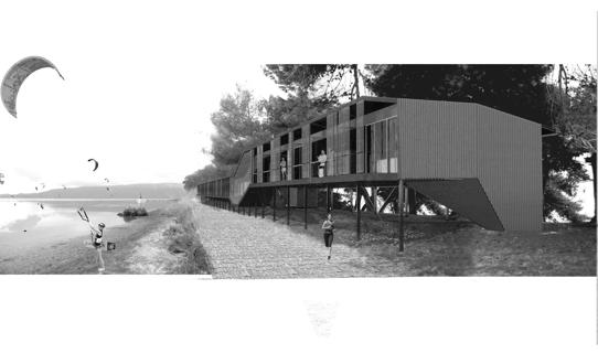 Turistička infrastruktura  na ušću Neretve – Hostel i kamp za veslače i kitesurfere