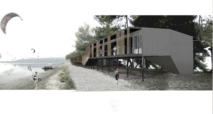 Turistička infrastruktura  na ušću Neretve – Hostel i kamp za veslače i kitesurfere