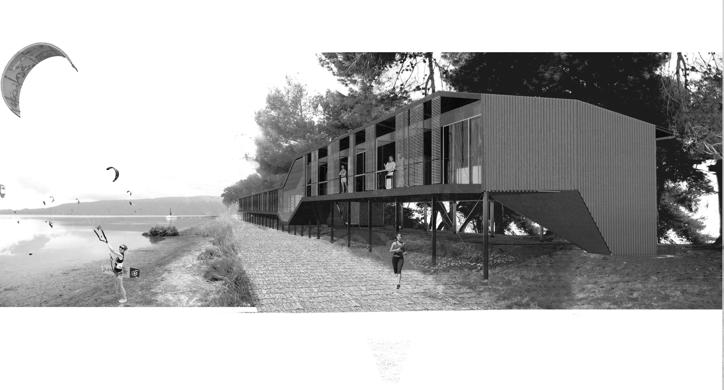 Turistička infrastruktura  na ušću Neretve – Hostel i kamp za veslače i kitesurfere