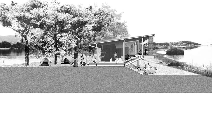 Turistička infrastruktura  na ušću Neretve – Hostel i kamp za veslače i kitesurfere