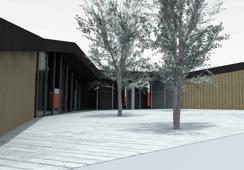 Polivalentni paviljon u novozagrebačkom naselju Travno