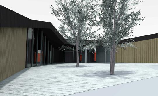 Polivalentni paviljon u novozagrebačkom naselju Travno