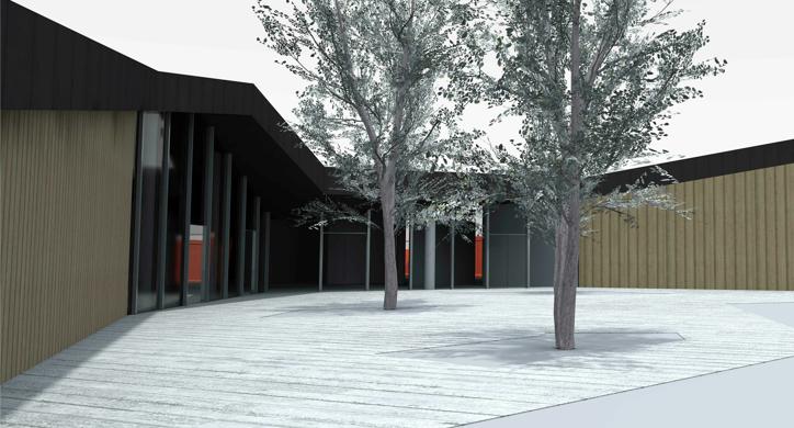 Polivalentni paviljon u novozagrebačkom naselju Travno