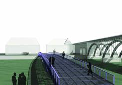 Pješački most Lent-Tabor, Maribor