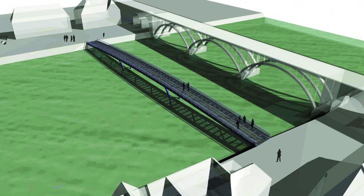 Pješački most Lent-Tabor, Maribor